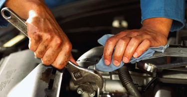 Mechanic's hands